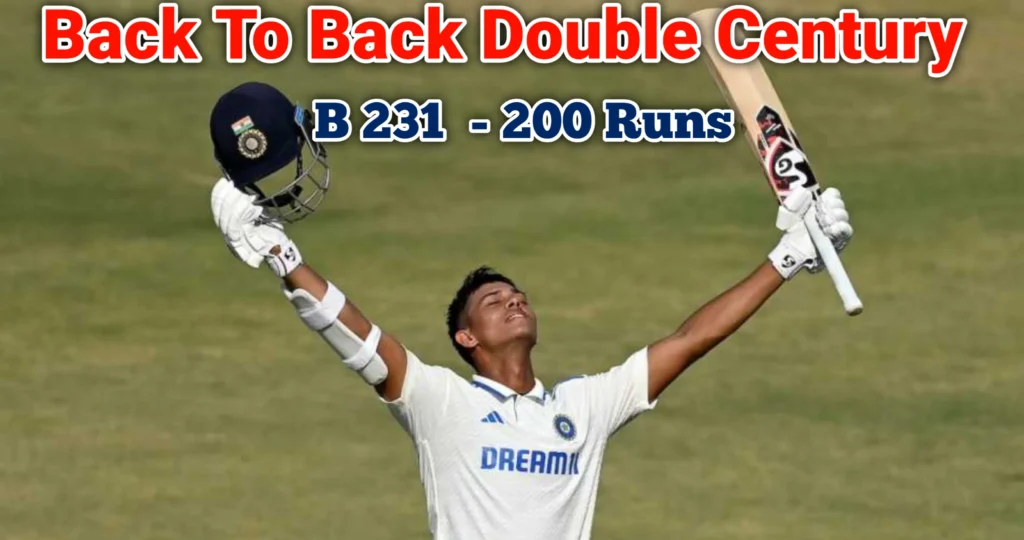 Yashasvi Jaiswal Back To Back Double Century vs England Highlights